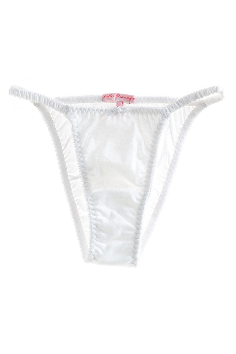 black romance string panty